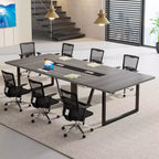 Table de conférence de 2,4 m pour 10 personnes pour réunion de bureau