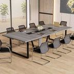 Table de conférence de 2,4 m pour 10 personnes pour réunion de bureau
