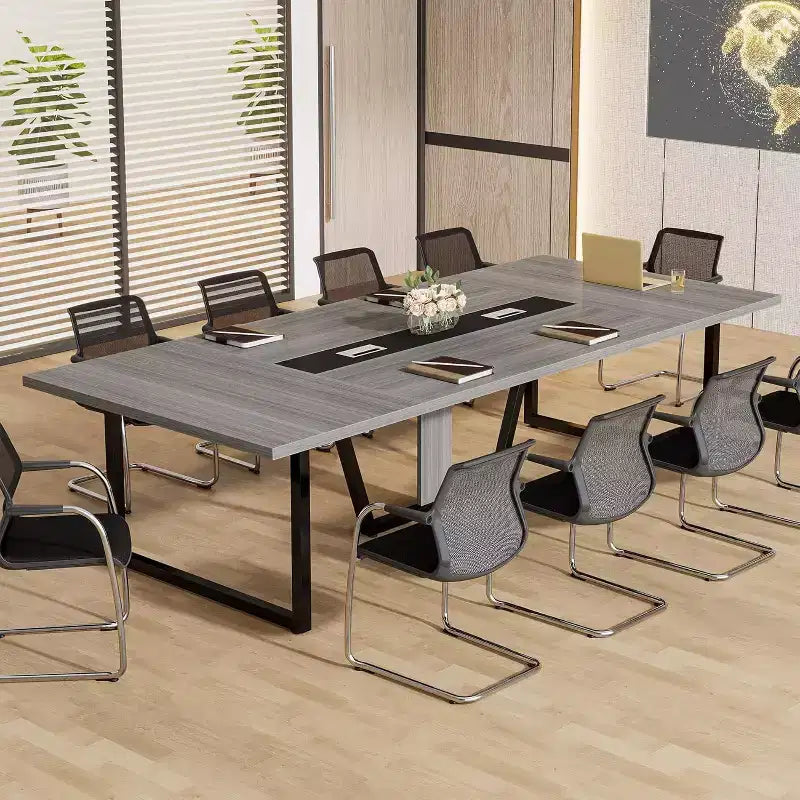 Table de conférence de 2,4 m pour 10 personnes pour réunion de bureau