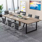 Table de conférence de 2,4 m pour 10 personnes pour réunion de bureau