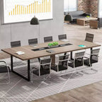 Table de conférence de 2,4 m pour 10 personnes pour réunion de bureau