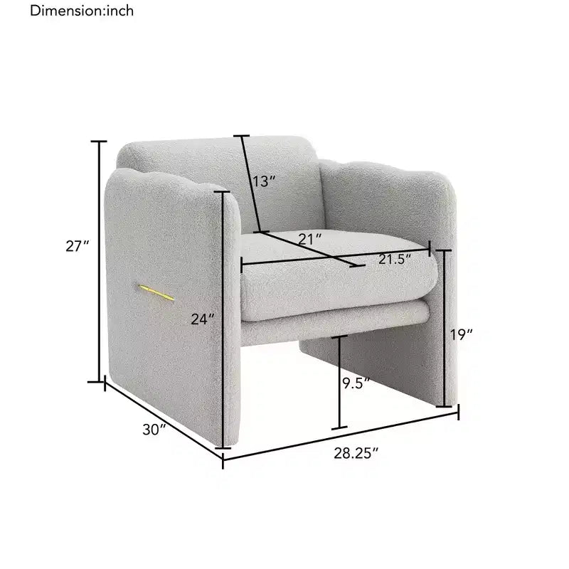 Modern Terry Fold Chair