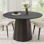 Table à manger ronde moderne Table de cuisine en bois