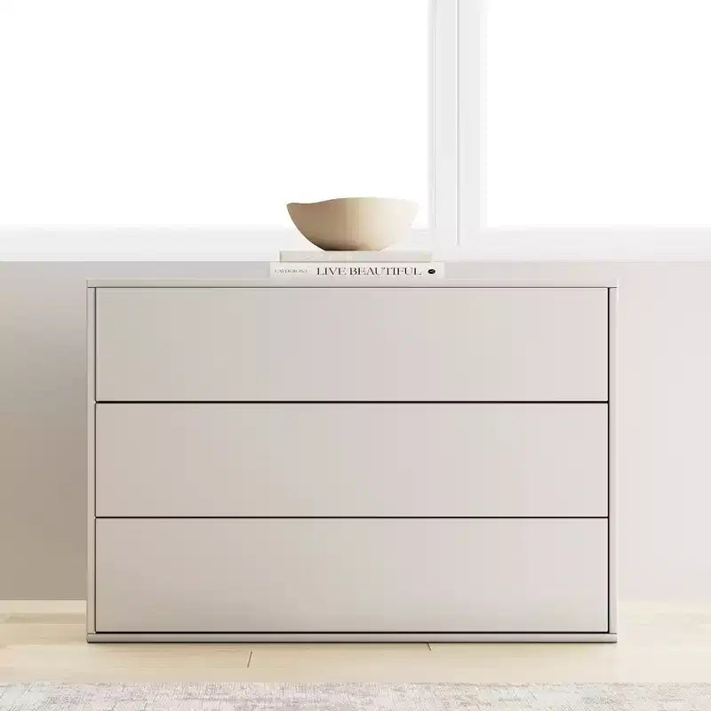 Commode 3 tiroirs, adaptée pour armoire, chambre, salon, coiffeuse à tiroirs, table de chevet, avec meuble à tiroirs en bois