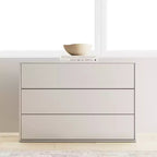 Commode 3 tiroirs, adaptée pour armoire, chambre, salon, coiffeuse à tiroirs, table de chevet, avec meuble à tiroirs en bois