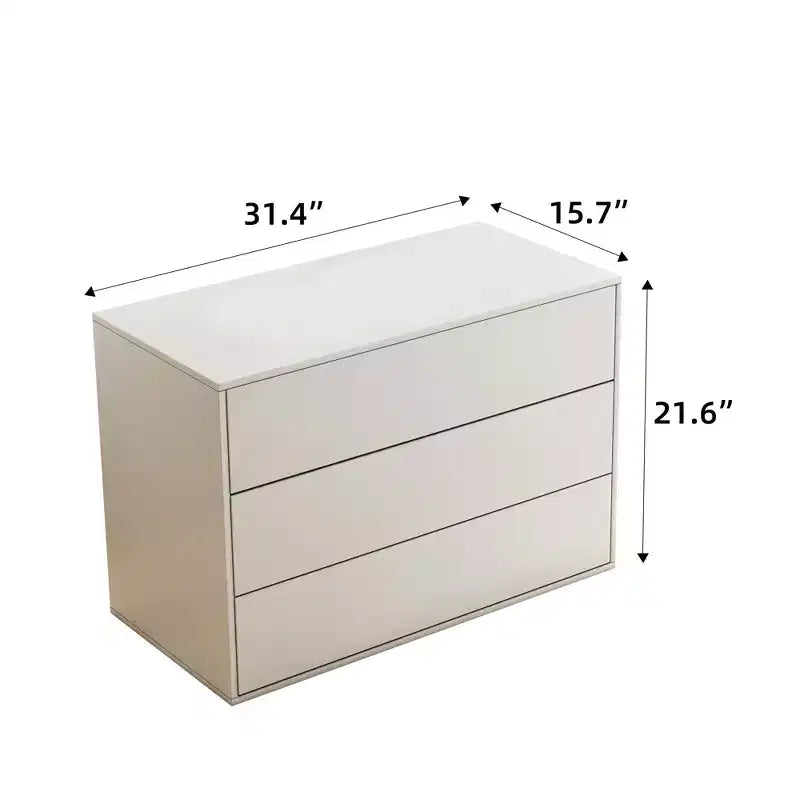 Commode 3 tiroirs, adaptée pour armoire, chambre, salon, coiffeuse à tiroirs, table de chevet, avec meuble à tiroirs en bois