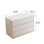 Commode 3 tiroirs, adaptée pour armoire, chambre, salon, coiffeuse à tiroirs, table de chevet, avec meuble à tiroirs en bois