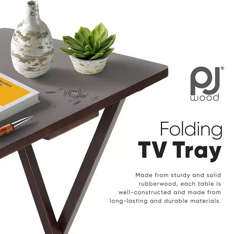 Table de plateau de service pliante pour télévision