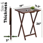 Table de plateau de service pliante pour télévision
