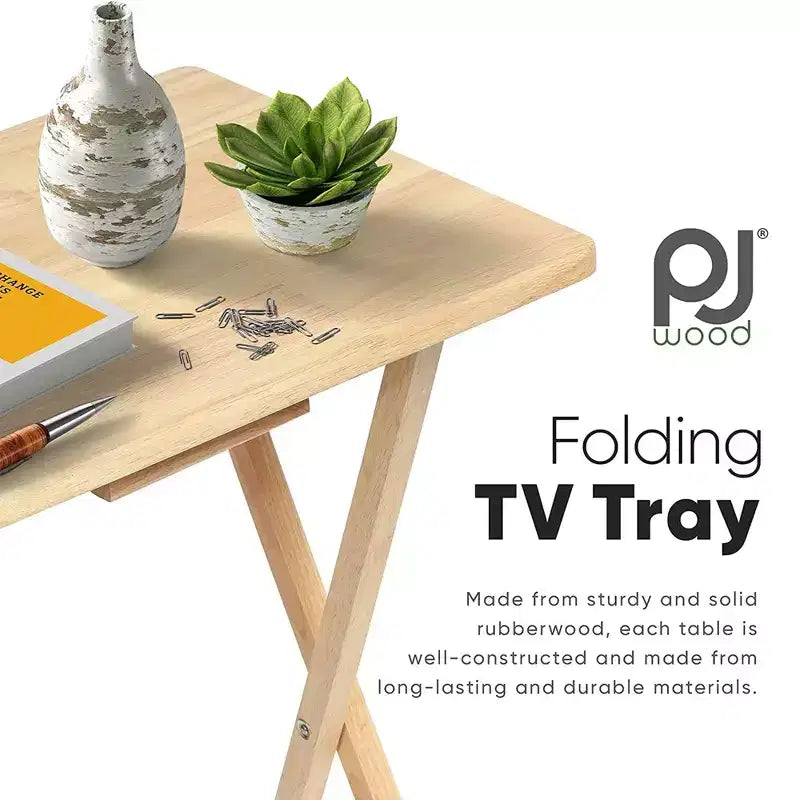 Table de plateau de service pliante pour télévision