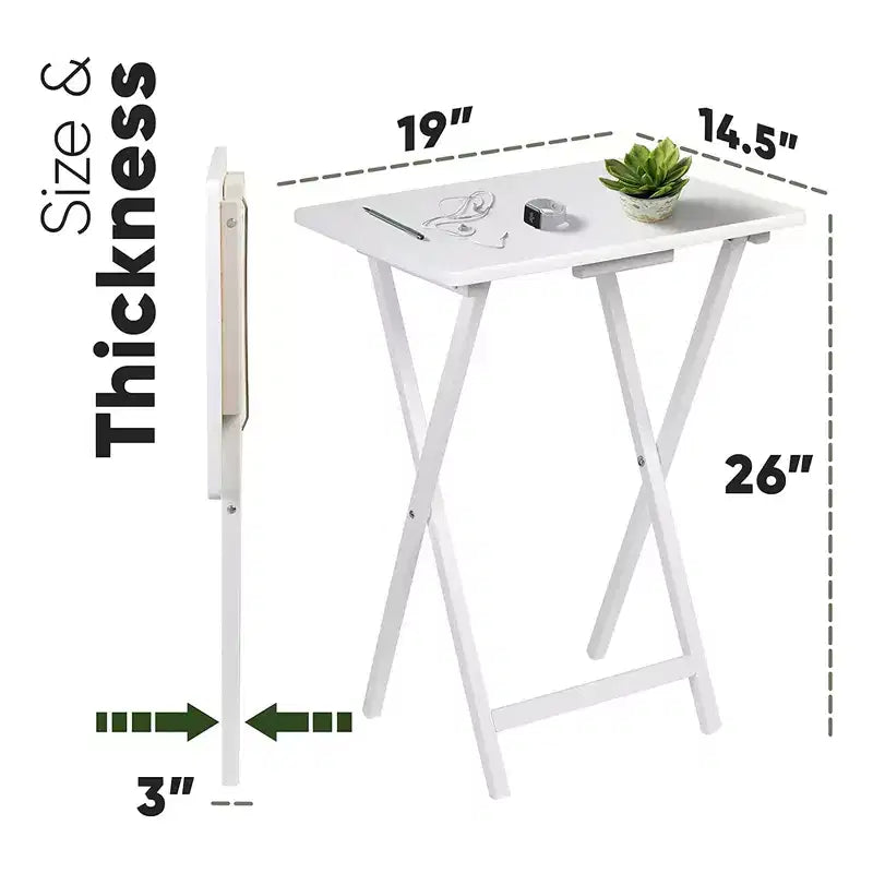 Table de plateau de service pliante pour télévision