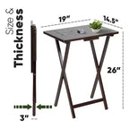 Table de plateau de service pliante pour télévision
